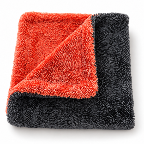 M. Drying Towel 40 x 40cm 1200gsm (Grey/Orange)